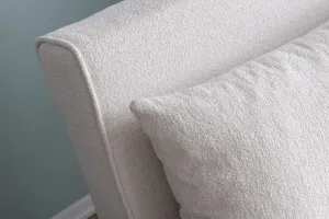 Rozkladacie kreslo Folde Single - Teddy Fabric - White