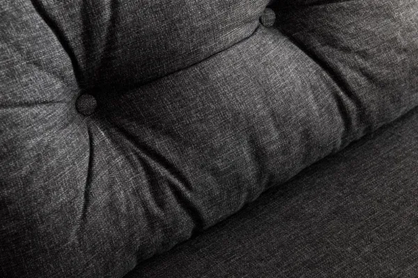 Hanah Home Dvoumístná rozkládací pohovka Seater Sando tmavě šedá