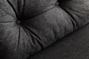 Hanah Home Dvoumístná rozkládací pohovka Seater Sando tmavě šedá