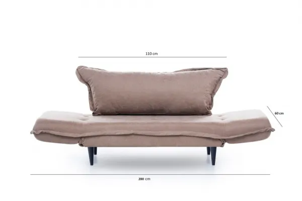 Dvojmiestna rozkladacia pohovka Vino Daybed - Mink GR121\01
