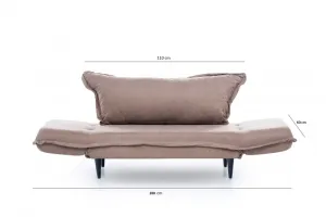 Dvojmiestna rozkladacia pohovka Vino Daybed - Mink GR121\01