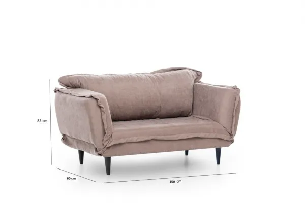 Dvojmiestna rozkladacia pohovka Vino Daybed - Mink GR121\01