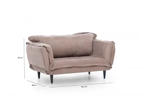 Dvojmiestna rozkladacia pohovka Vino Daybed - Mink GR121\01