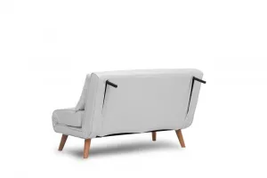 Dvojmiestna rozkladacia pohovka Folde 2-Seater - Teddy Fabric - White