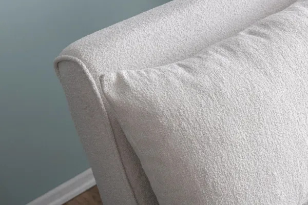 Dvojmiestna rozkladacia pohovka Folde 2-Seater - Teddy Fabric - White
