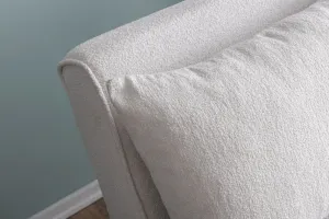 Dvojmiestna rozkladacia pohovka Folde 2-Seater - Teddy Fabric - White