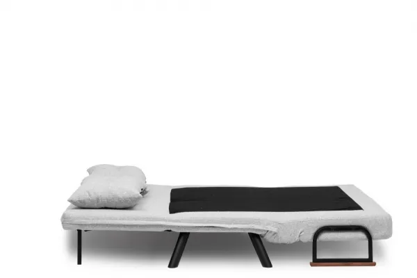 Hanah Home Dvoumístná rozkládací pohovka Seater Sando šedá II