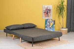 Dvojmiestna rozkladacia pohovka Folde 2-Seater - Dark Grey
