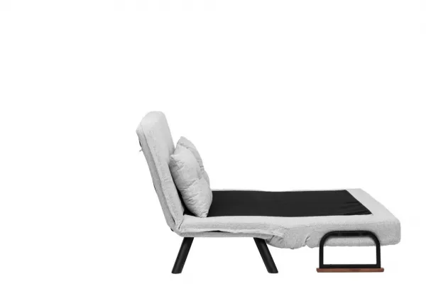 Hanah Home Dvoumístná rozkládací pohovka Seater Sando šedá II