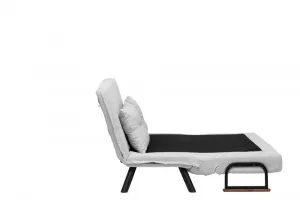 Hanah Home Dvoumístná rozkládací pohovka Seater Sando šedá II