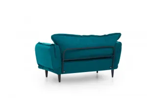 Dvojmiestna rozkladacia pohovka Vino Daybed - Petrol Green GR124\01