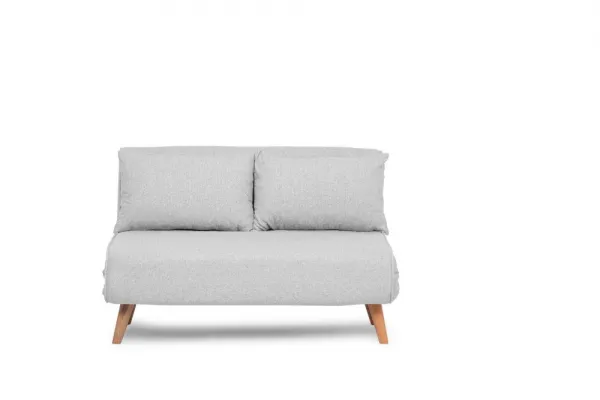 Dvojmiestna rozkladacia pohovka Folde 2-Seater - Teddy Fabric - Grey