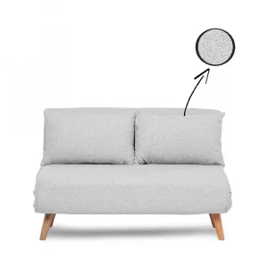 Dvojmiestna rozkladacia pohovka Folde 2-Seater - Teddy Fabric - Grey