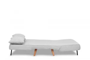 Dvojmiestna rozkladacia pohovka Folde 2-Seater - Teddy Fabric - Grey