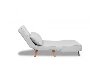 Dvojmiestna rozkladacia pohovka Folde 2-Seater - Teddy Fabric - Grey