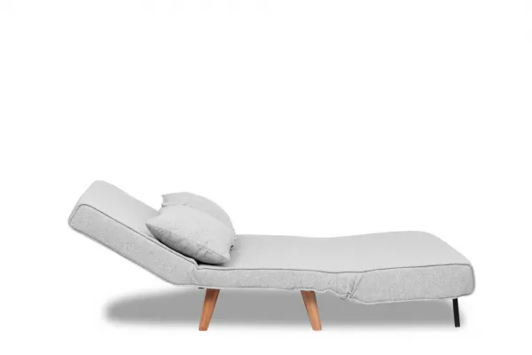 Dvojmiestna rozkladacia pohovka Folde 2-Seater - Teddy Fabric - Grey