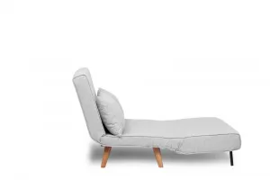 Dvojmiestna rozkladacia pohovka Folde 2-Seater - Teddy Fabric - Grey