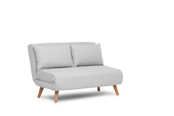 Dvojmiestna rozkladacia pohovka Folde 2-Seater - Teddy Fabric - Grey