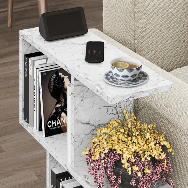 Odkladací stolík Zeta Carrara Marble