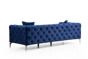 Trojmiestna pohovka Como - Navy Blue