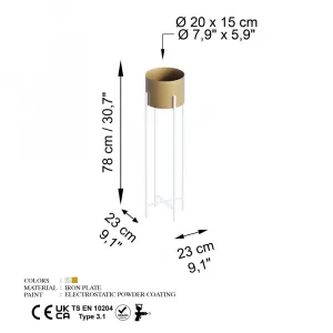 Dekoratívny kvetináč GED-025-C