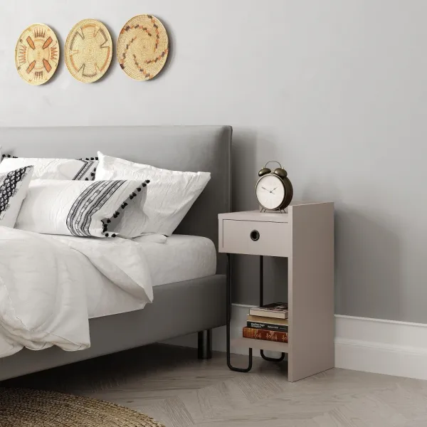 Nočný stolík Sirius Right - Light Mocha
