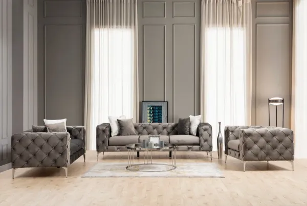 Trojmiestna pohovka Como 3 Seater - Anthracite