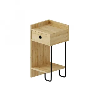 Nočný stolík Sirius Left - Oak v2