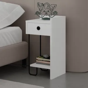 Nočný stolík Sirius Right - White