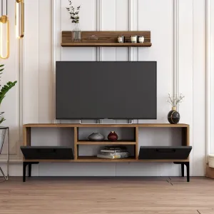 TV skrinka / Obývacia stena Riga - Anthracite