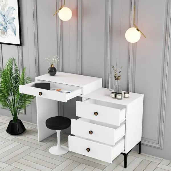 Toaletný stolík Lizbon 556 - White