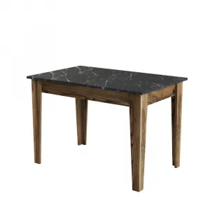 Kuchynský stôl Kiev 509 - Walnut, Black