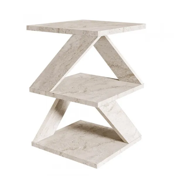 Odkladací stolík Albeni Travertine