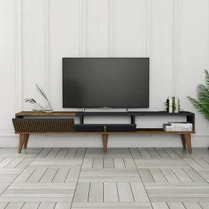 TV stolík Milan Alt - Walnut, Anthracite