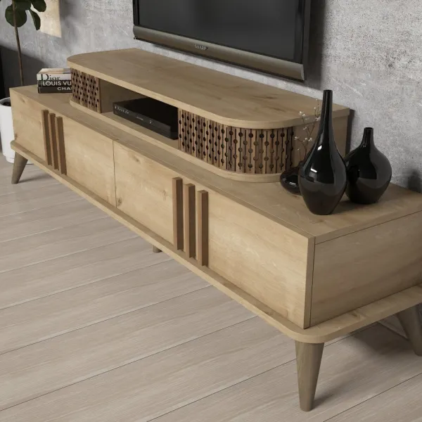 TV skrinka / Obývacia stena Eylül - Oak