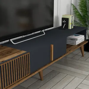 TV stolík Milan Alt - Walnut, Anthracite