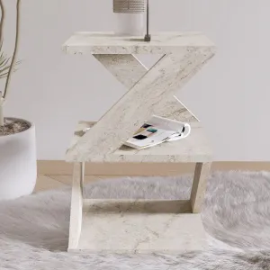 Odkladací stolík Albeni Travertine