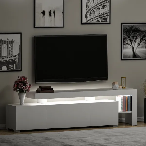 TV stolík Beliz - White