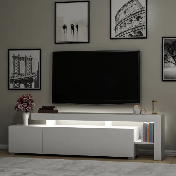 TV stolík Beliz - White
