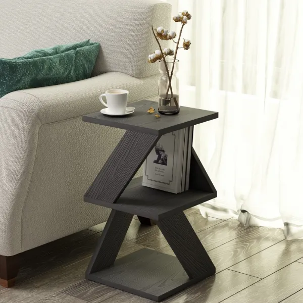 Príručný stolík / Odkladací stolík Albeni - Wood Black