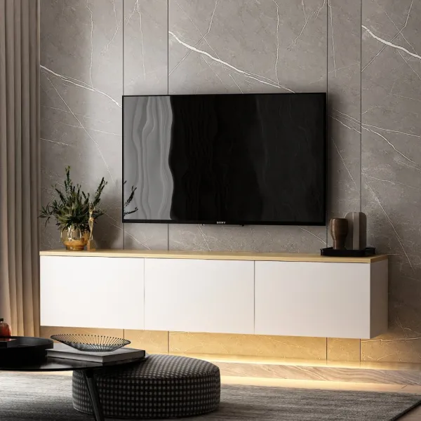 TV stolík Neon - White v2