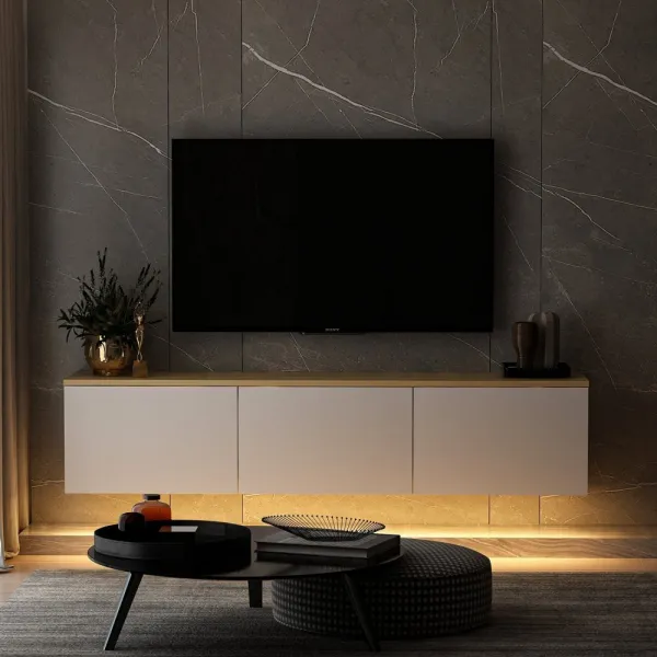 TV stolík Neon - White v2