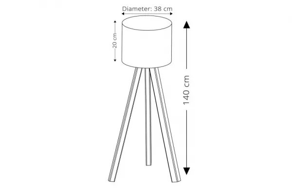 Stojacia lampa AYD-1806