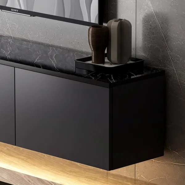 TV stolík Neon Illuminated - Anthracite
