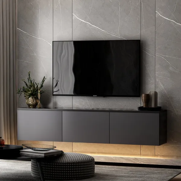 TV stolík Neon Illuminated - Anthracite