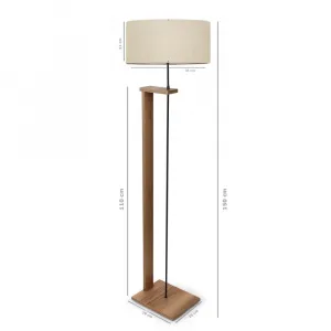Drevená stojacia lampa AYD-2825