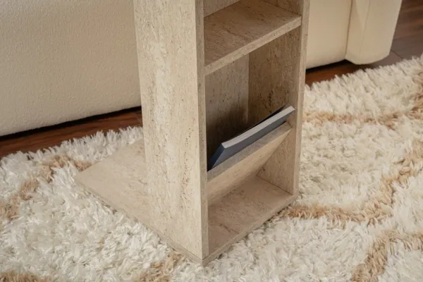 Odkladací stolík Filinta Travertine