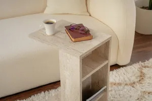 Odkladací stolík Filinta Travertine