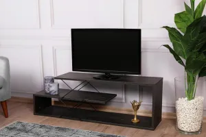TV stolík Zigzag - Dark Brown
