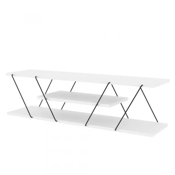 TV stolík Canaz v2 - White, Black